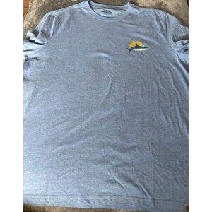 Flag & Anthem Trade Mark T-shirt Men light blue Graphic Print Large